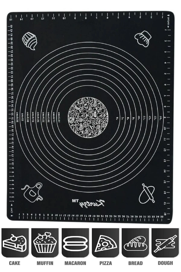 Premium Hamur Matı Açma Silikon Hamur Açma Pasta Fırın Hamur Matı