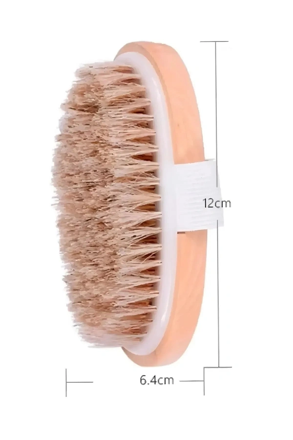 Selülit Fırçası Doğal Ahşap At Kıllı Fırçası Çatlak Batık Varis Karşıtı