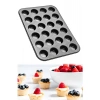 Muffin Kalıbı 24lü Fırın Mini Kek Browni Kekstra Kurabiye Kalıbı Cakecub Kapsülü Muffin Baking Pan