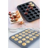 Muffin Kalıbı 24lü Fırın Mini Kek Browni Kekstra Kurabiye Kalıbı Cakecub Kapsülü Muffin Baking Pan