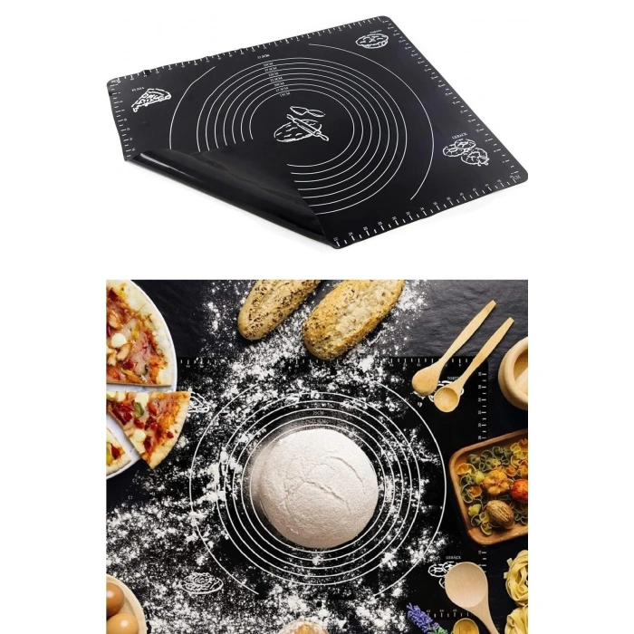 Premium Hamur Matı Açma Silikon Hamur Açma Pasta Fırın Hamur Matı
