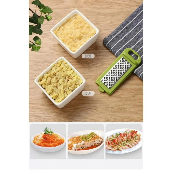 8 Bıçaklı Rende Doğrama Kesme Seti Pratik Dilimleyici 13 Parça Hazneli Sebze Patates