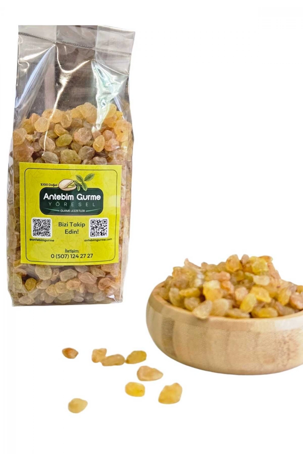 ÇEKİRDEKSİZ SARI ÜZÜM (250 GR)