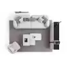 Hermes Koltuk Takımı (4+3+b+b)