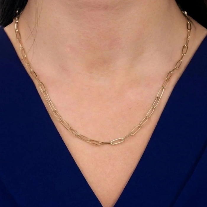 14 Ayar Altın Ataç Zincir