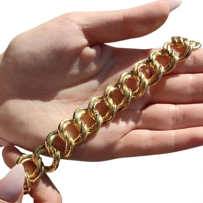 14 Ayar Altın Samanyolu Bileklik