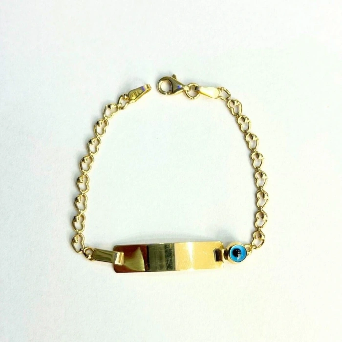 14 Ayar Altın Taraftar Çocuk Bilekliği