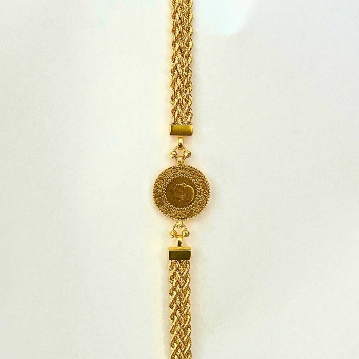 14 Ayar Halat Çeyrekli Bileklik