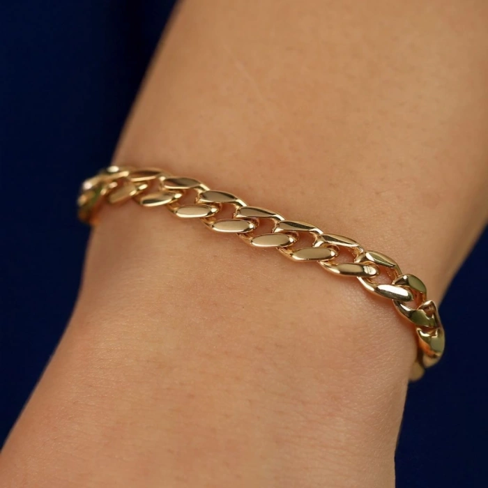 Altın Gurmet Bileklik Sade