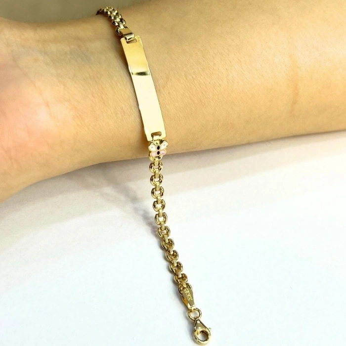 Altın Kelebek Çocuk Bileklik