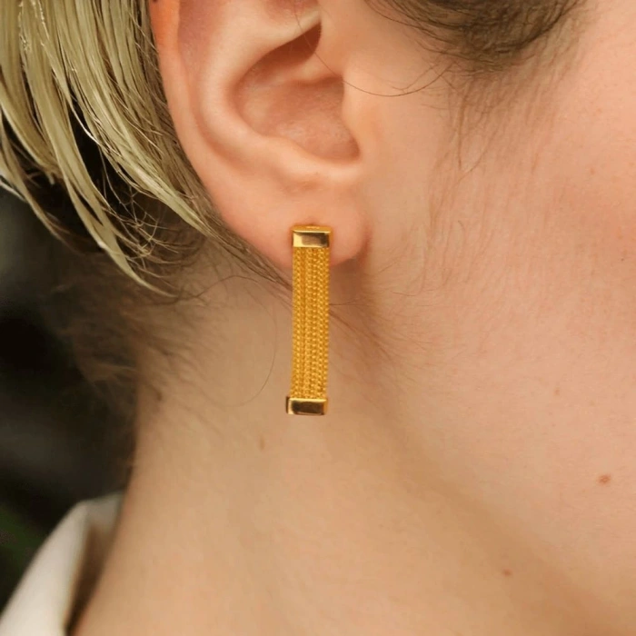 Altın Örgü Mesh Salkım Set