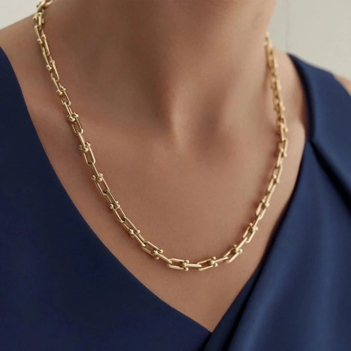 Altın Tiffany Zincir Kolye