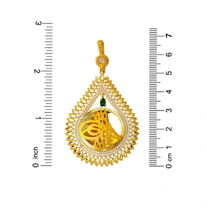 Damla Tuğralı 8 Ayar Altın Kolye