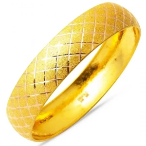 10 Gram 14 Ayar Geniş Desenli Altın Bilezik