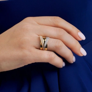 14 Ayar Altın Fantezi Felix Yüzük