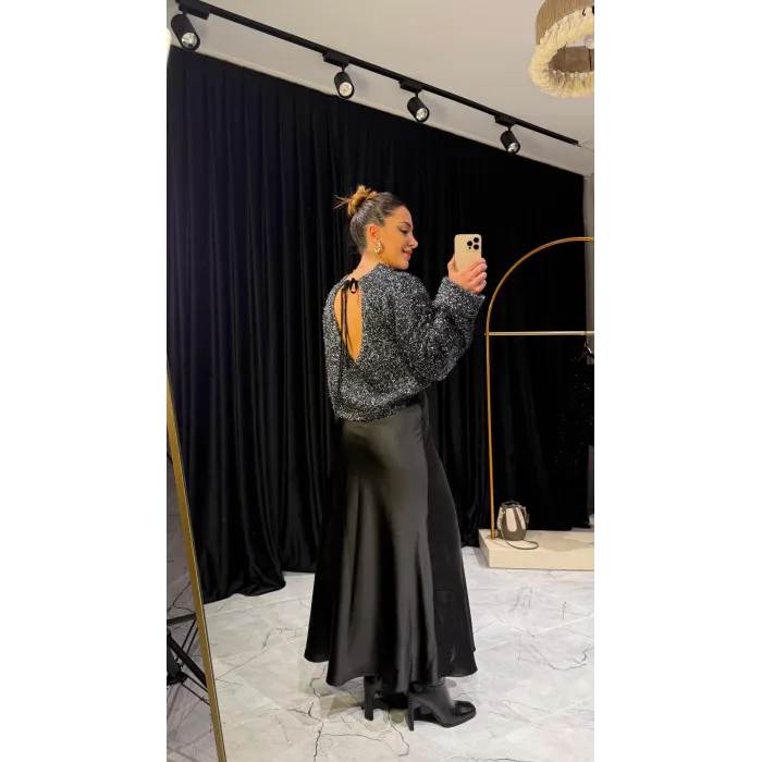 Antrasit Parıltılı Kazak