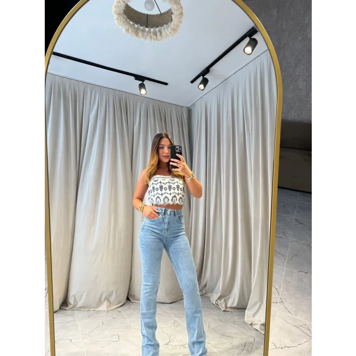 Orj Marka Açık Mavi Jean