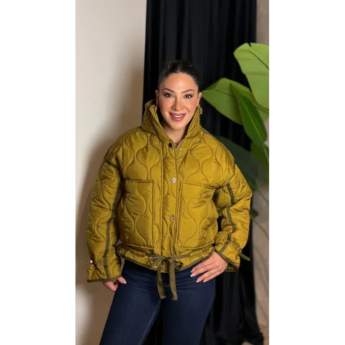 Marka Model Yağ Yeşili Mont