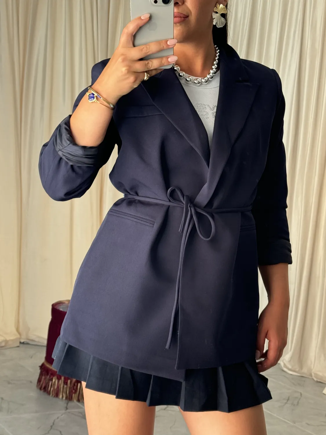 LACİVERT BLAZER CEKET