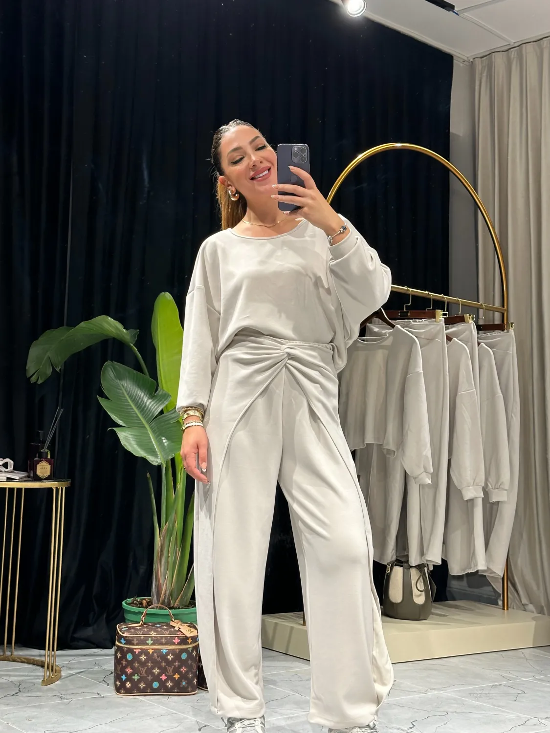 Taş Rengi Modal Takım