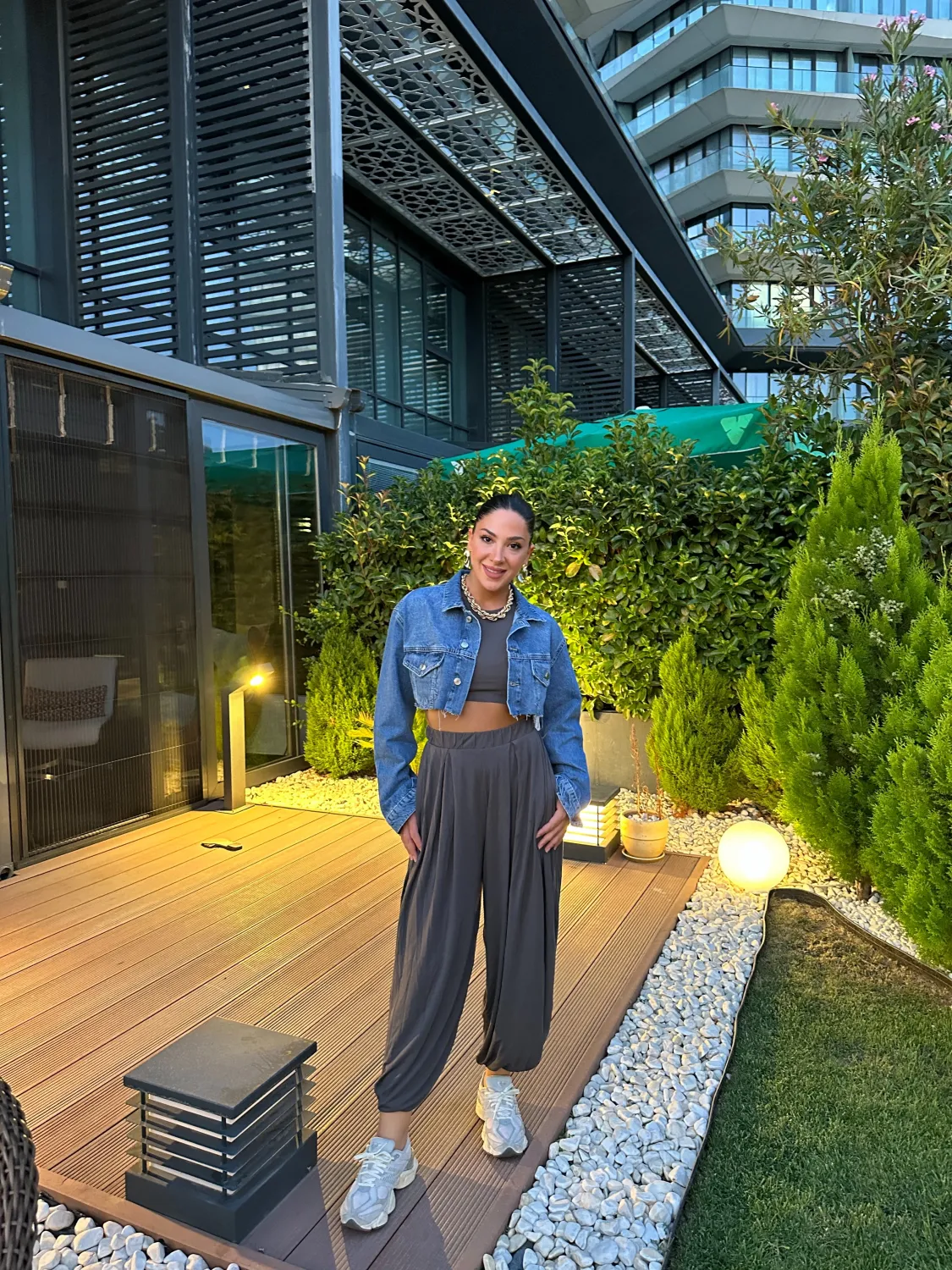 Zr Orj Crop Jean Ceket