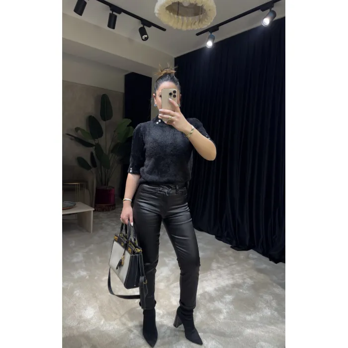 Siyah Zr Orjinal Mumlu Pantolon