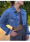 Zr Orj Crop Jean Ceket