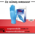BEYBİ PUDRASIZ NİTRİL 10LU MAVİ*180
