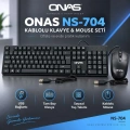 ONAS KABLOLU KLAVYE & MOUSE SETİ NS-704