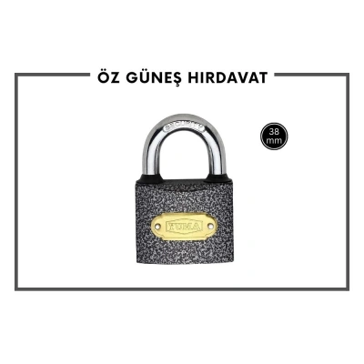 YUMA GRİ ASMA KİLİT 38MM YM 1038
