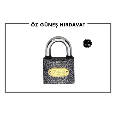 YUMA GRİ ASMA KİLİT 32MM YM 1032
