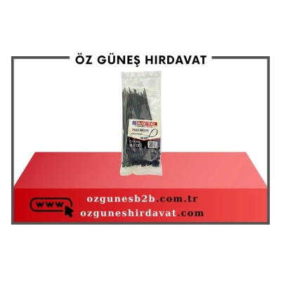 KABLO BAĞI SİYAH 2,5X200MM