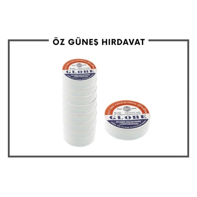 GLOBE İZOLE BANT (10LU) BEYAZ*50