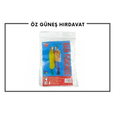 YAĞMURLUK TEK KULLANIMLIK*500