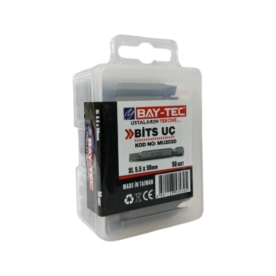 KARE DÜZ BİTS UÇ SL 5,5X50MM MU2020