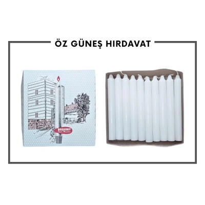 BOZKURT MUM BAKKAL BEYAZ 20 Lİ*24