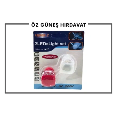 BİSİKLET SİLİKONLU 2 Lİ IŞIK-522* 240