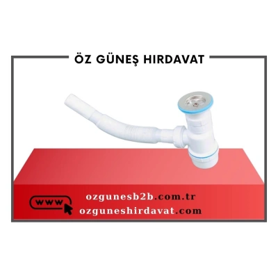 LAVABO SİFONU TASLI KÖRÜKLÜ*50