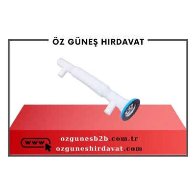 LAVABO SİFONU ÇİFT ÇIKIŞLI*100