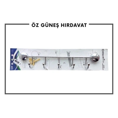 LUX 5 Lİ METAL BANYO ASKILIK NO:550