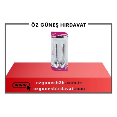 ATLAS 6 LI METAL TATLI KAŞIĞI*50