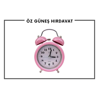 MASA SAATİ METAL KÜÇÜK KUTULU