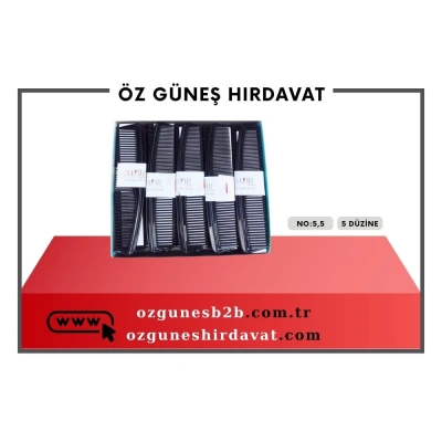 SAFİR CEP TARAK SİYAH NO:5,5