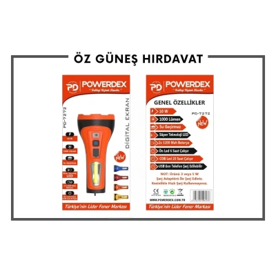 POWERDEX PD-7272 EL FENERİ*36