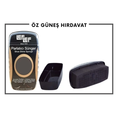 LEFLEF DEPOLU PAR.SÜNGER SİYAH*72
