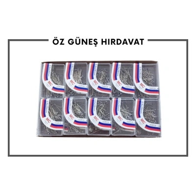 TOPLU İĞNE MİNELİ 100 LÜ (GÜMÜŞ)