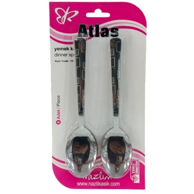 ATLAS 6 LI METAL YEMEK KAŞIĞI*50