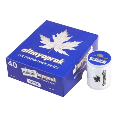 ALTIN YAPRAK MAKARA İP 900 MT BEYAZ