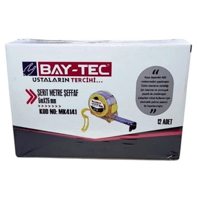 BAYTEC METRE ŞEFFAF  5X25MM MK4141