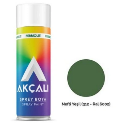 AKÇALI SPREY BOYA NEFTİ YEŞİL(312)*12